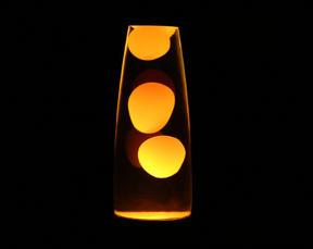 Metal Bottom Wax Lamp Volcano Lava Lamp