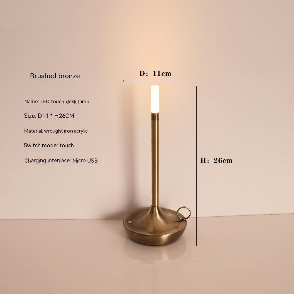 Outdoor Camping Rechargeable Touch Decorative Table Lamp