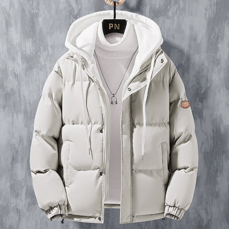 Winter Warrior: Stylish & Windproof Hooded Jacket for Men
