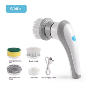 Spin & Shine: 4-in-1 Electric Cleaning Brush - Effortless Sparkle Anywhere!