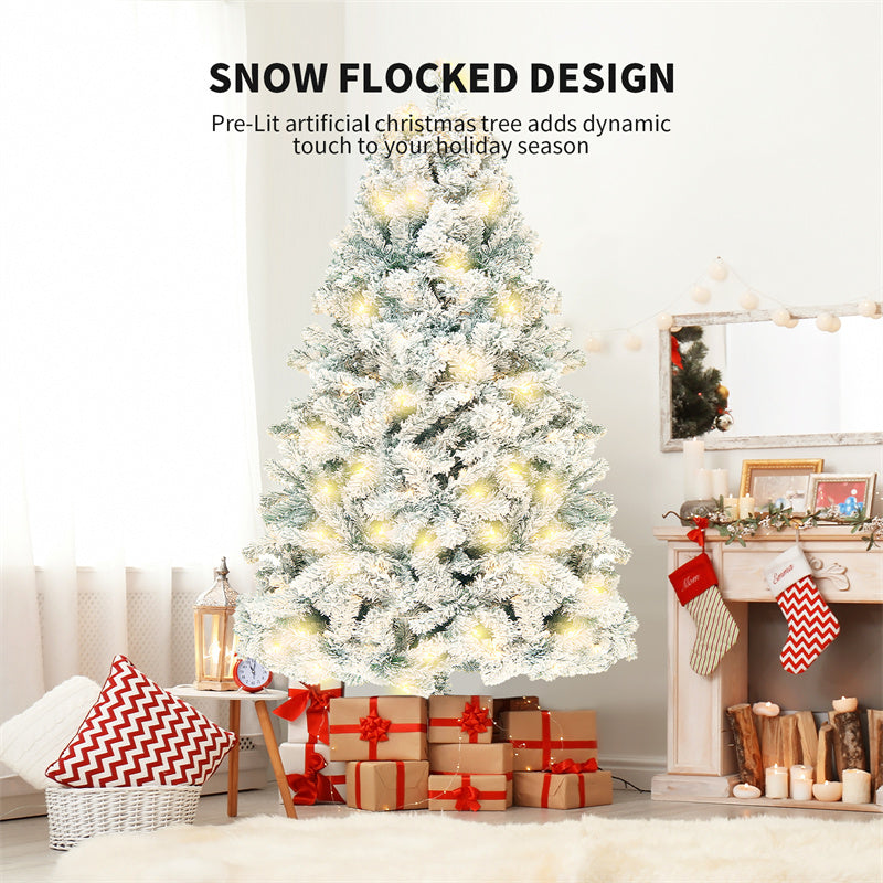 Snow-Kissed Splendor: Shop G's Artificial Snow Christmas Tree