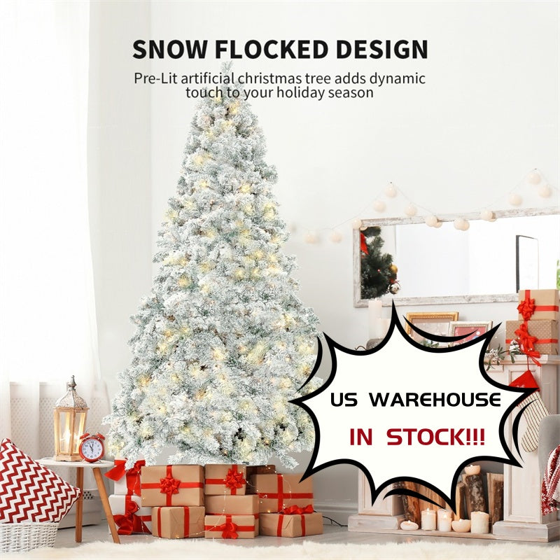 Snow-Kissed Splendor: Shop G's Artificial Snow Christmas Tree